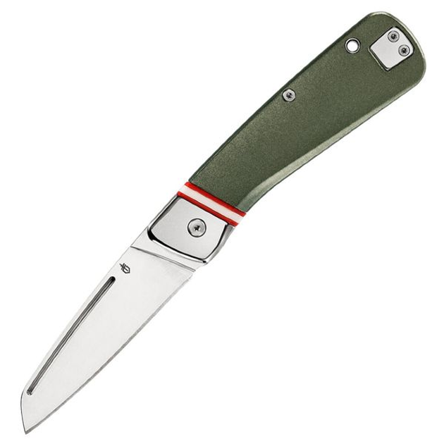 Ніж складаний кишеньковий Gerber Straightlace Modern Green 30-001663 (Slip joint, /175 мм, сірий) - зображення 1