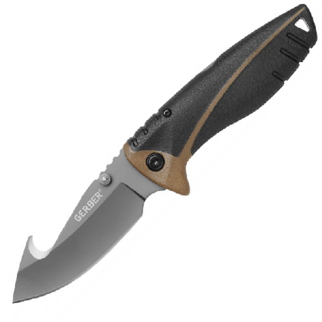 Ніж складаний кишеньковий Gerber 31-001160 (Back lock, 88.9/209.5 мм, сірий) - зображення 1