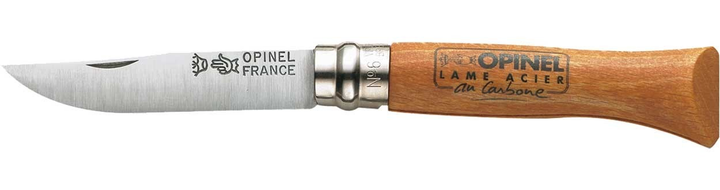 Ніж Opinel №6 Carbone 2040011 - зображення 1