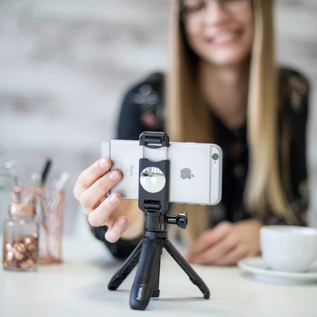 Трипод Hama Pocket 10 - 20 см Black (4007249046215) - зображення 8