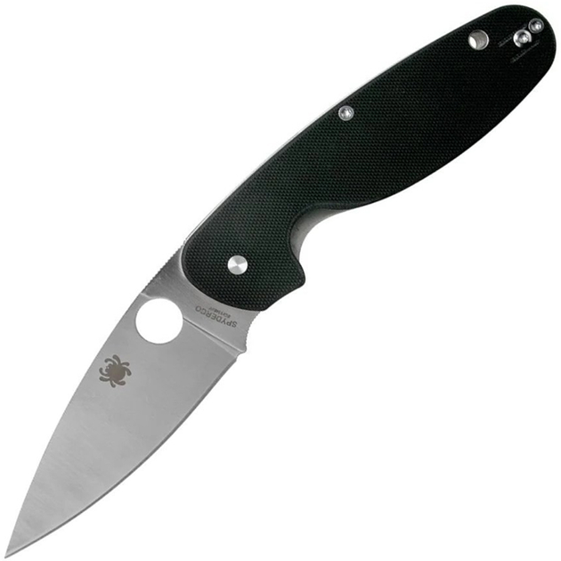 Нож складной Spyderco Emphasis (длина: 211мм, лезвие: 91мм), черный - изображение 1