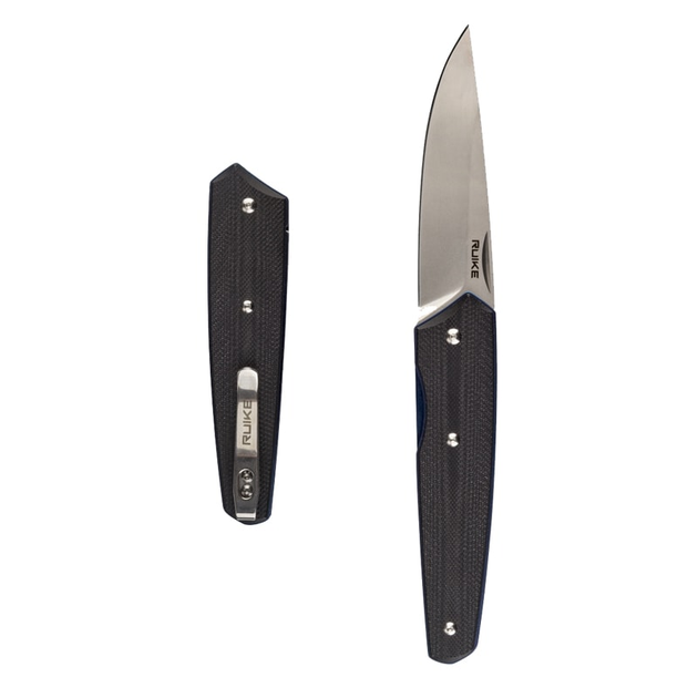 Нож складной Ruike Fang P848-B (длина: 202мм, лезвие: 84мм), черный - изображение 2