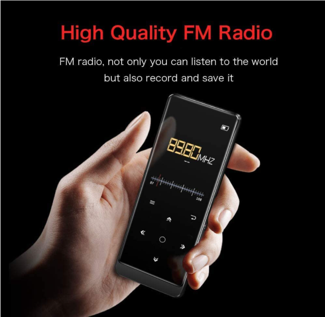 MP3 плеєр Supereye M3 Bluetooth 1.8" Hi-Fi 16Gb металевий - Фото 6 MP3 плеєр Supereye M3 Bluetooth 1.8" Hi-Fi 16Gb металевий - зображення 6