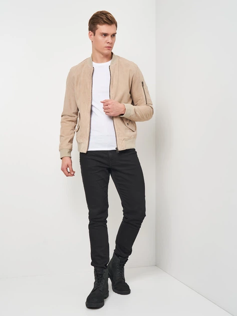 Куртка замшевая мужская Jack & Jones XAZ210350OQPW L Светло
