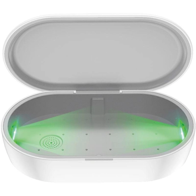 Стерилізатор ультрафіолетовий Gelius Pro UV Disinfection Box GP-UV001 з функцією бездротової зарядки White - зображення 1