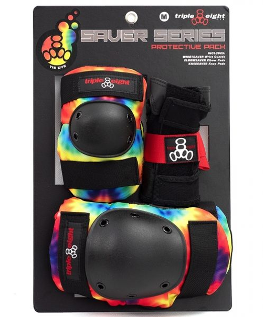 Комплект захисту Triple8 Saver Series 3-Pack Tie Dye р. M