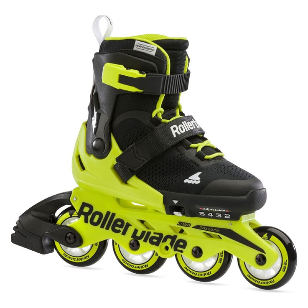 Ролики дитячі Rollerblade Microblade Black Neon Yellow 2022 (Черно ...