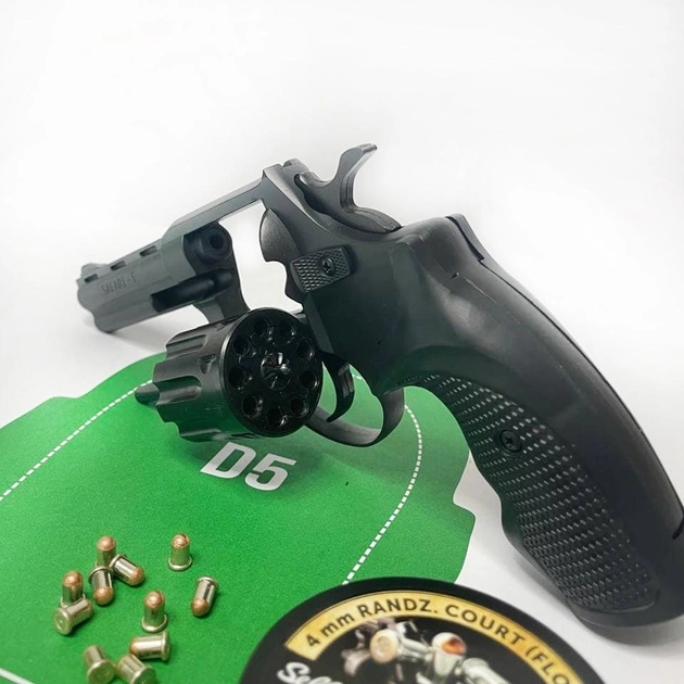 Револьвер под патрон Флобера Safari RF-441 cal. 4 мм, пластиковая рукоятка - изображение 1