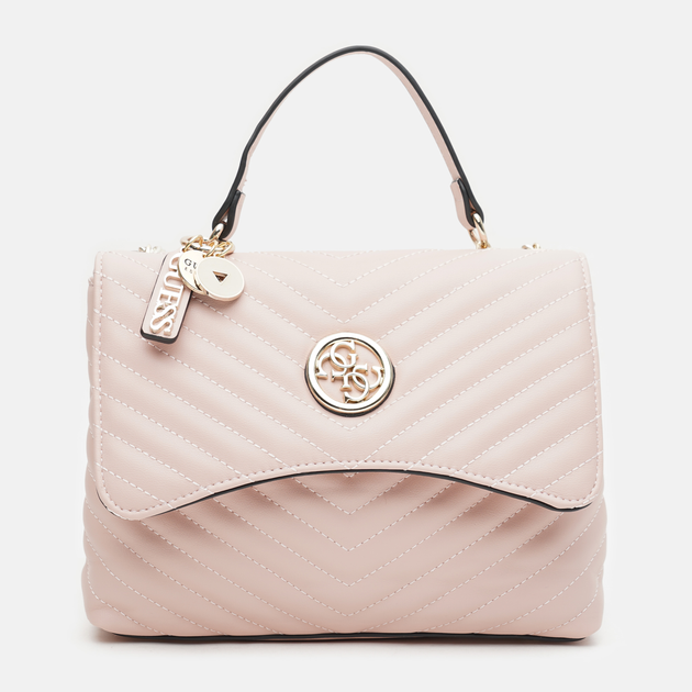 Сумка крос-боді жіноча Guess Blackely Top Handle 49 Пудрова від Rozetka на платформі USKIDKA Акція на Сумка крос-боді жіноча Guess Blackely Top Handle 49 Пудрова від Rozetka