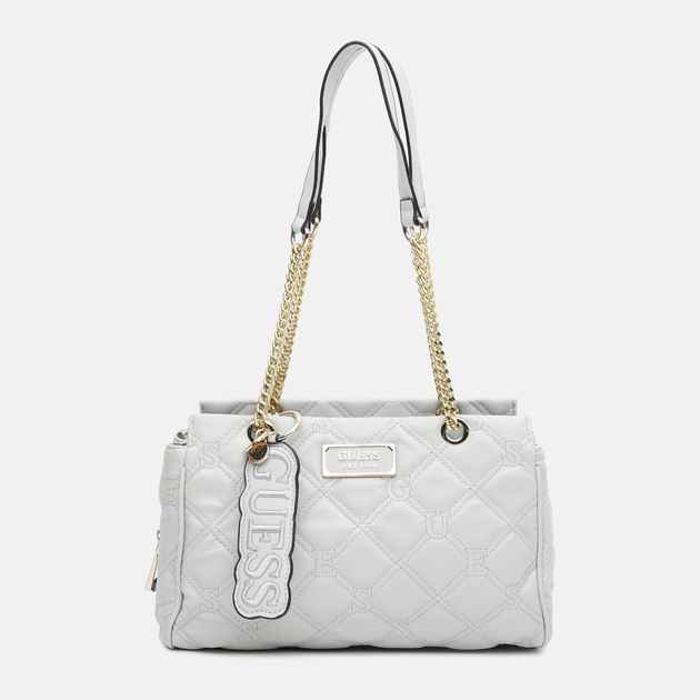 Сумка кросс-боди женская Guess Lolli Satchel 33 Серая (H2000029663970 ...