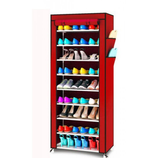 Складной тканевый шкаф для обуви (9 полок) SHOES SHELF T-1099 ...