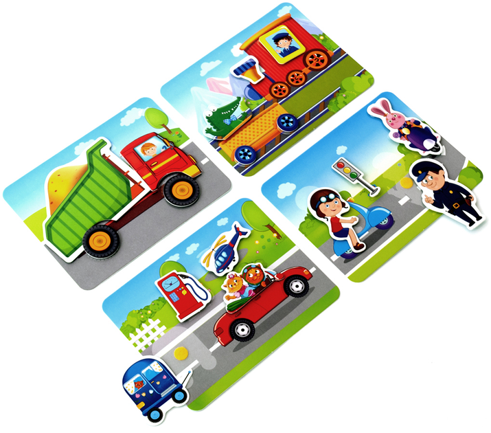 Игра с липучками Vladi Toys Транспорт (VT1302-28) (4820234762668) - изображение 2