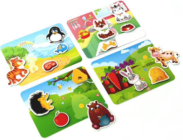 Игра с липучками Vladi Toys Кто что ест? (VT1302-27) (4820234762651) - изображение 2