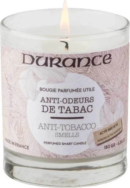 Парфумована свічка Durance Perfumed Handcraft Candle 180 г Проти запаху тютюну - Фото 1 Парфумована свічка Durance Perfumed Handcraft Candle 180 г Проти запаху тютюну - зображення 1