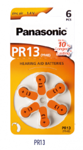 Батарейки Panasonic Zinc Air PR13 PR48 для слуховых аппаратов 6 шт - Фото 1 Батарейки Panasonic Zinc Air PR13 PR48 для слуховых аппаратов 6 шт - изображение 1