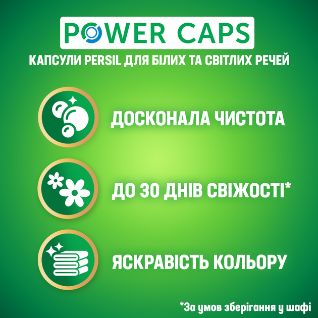 Капсулы для стирки Persil Power Caps Универсал 13 шт (9000101537468) - Фото 2 Капсулы для стирки Persil Power Caps Универсал 13 шт (9000101537468) - изображение 2