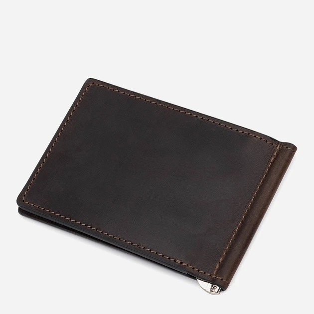 Мужское кожаное портмоне Grande Pelle leather-11540 Коричневое - Фото 2 Мужское кожаное портмоне Grande Pelle leather-11540 Коричневое - изображение 2
