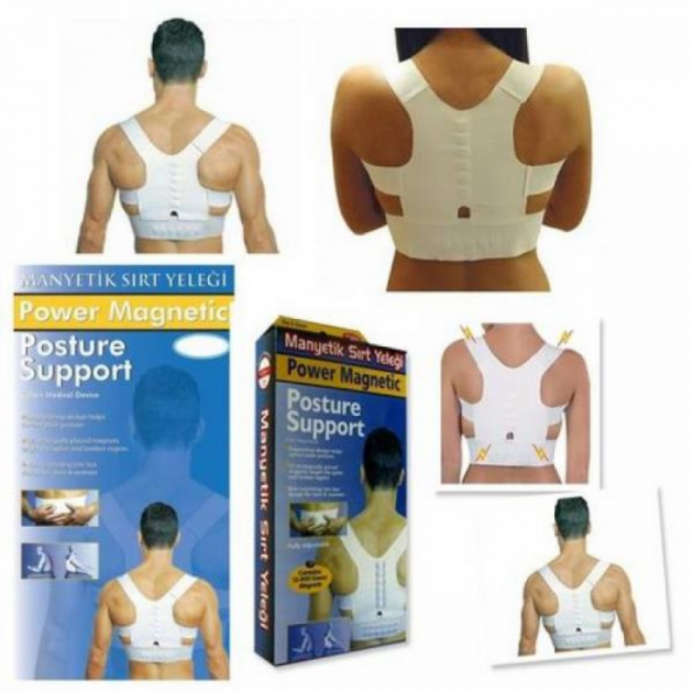 Магнитный ортопедический корректор осанки для спины Power Magnetic Posture Support EMSON (Original) унисекс - изображение 2