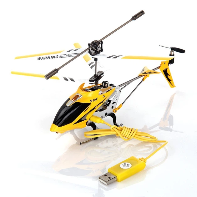 Вертоліт Syma S107G на інфрачервоному управлінні з гіроскопом (Жовтий) - зображення 7