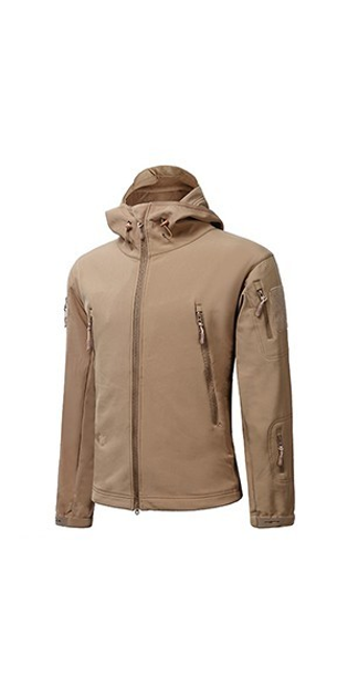 Куртка чоловіча SoftShell Пісок L 5677763 - зображення 2