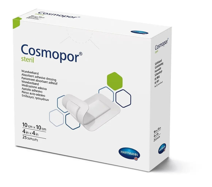Пов’язка пластирна Cosmopor steril 10см х 10см 1шт - зображення 1