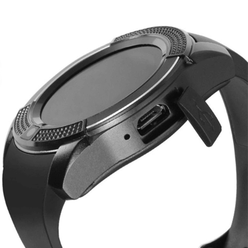 Смарт годинник Smart Watch V8 Sim card + камера black - Фото 3 Смарт годинник Smart Watch V8 Sim card + камера black - зображення 3