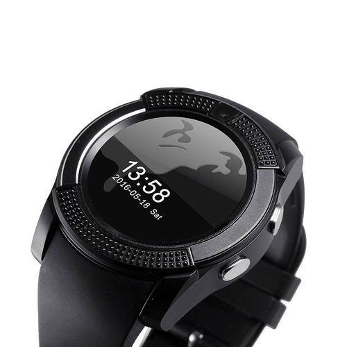 Смарт годинник Smart Watch V8 Sim card + камера black - Фото 4 Смарт годинник Smart Watch V8 Sim card + камера black - зображення 4