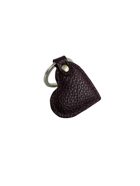 Брелок DeKOL Heart-66fl бордовий текстурний - Фото 1 Брелок DeKOL Heart-66fl бордовий текстурний - зображення 1