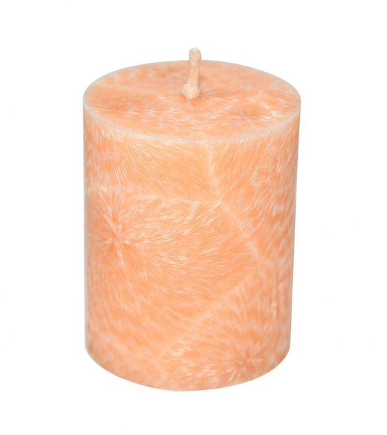 Набор свечей из пальмового воска CandlesBio Palm wax 5,5х7 см 6 штук Персиковый (WP 01 - 55/70) - изображение 2