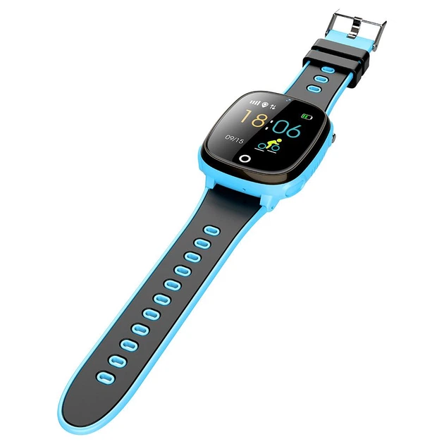 Детские Умные Смарт Часы Baby Smart Watch Hw11 Aqua Plus Сине-Черные - изображение 2