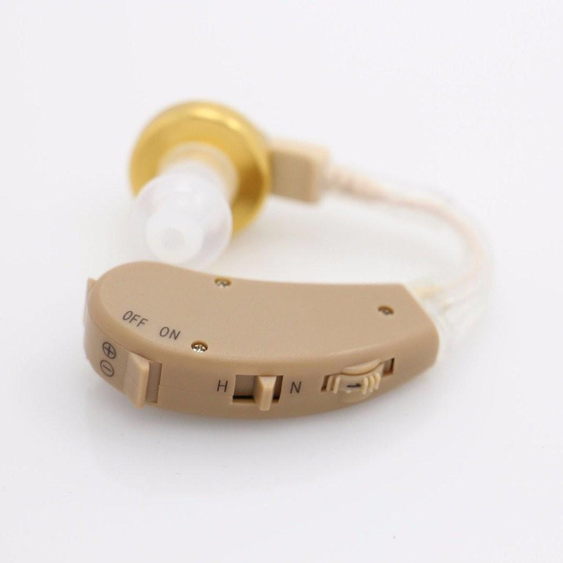 Слуховой аппарат Axon V-168 Заушной Усилитель слуха Бежевый (7018) - изображение 1