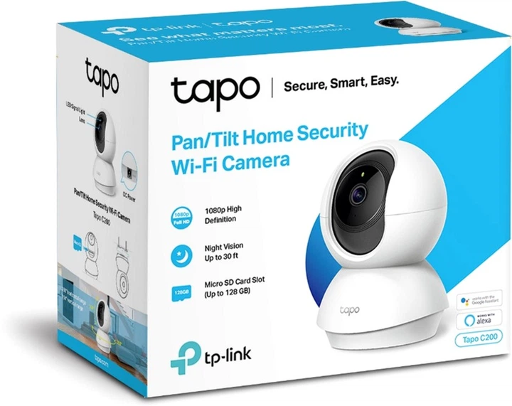 IP-камера TP-LINK Tapo C200 (224B2S2013729) - Уцінка - зображення 6