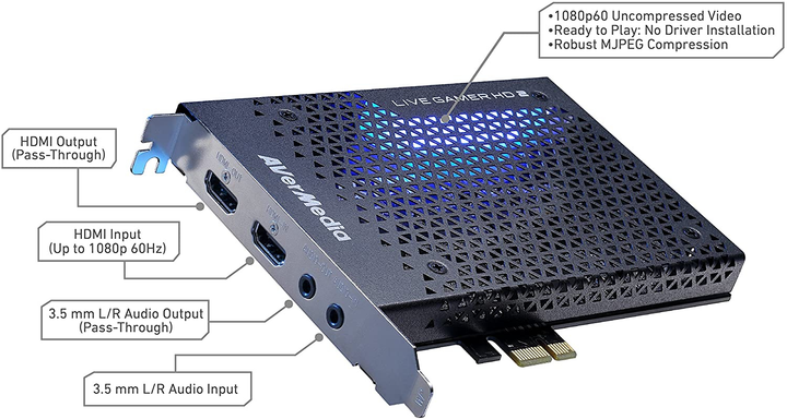 Карта захвату відео AVerMedia Live Gamer HD 2 GC570 Black (61GC5700A0AB) - зображення 3