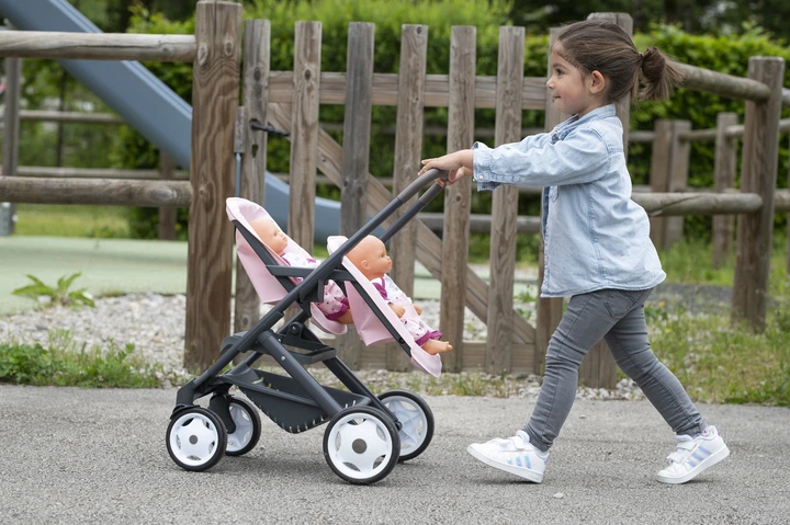 Wózek dla lalek bliźniaczy Smoby Maxi-Cosi & Quinny dla bliźniaków Soft (7600253217) - obraz 19