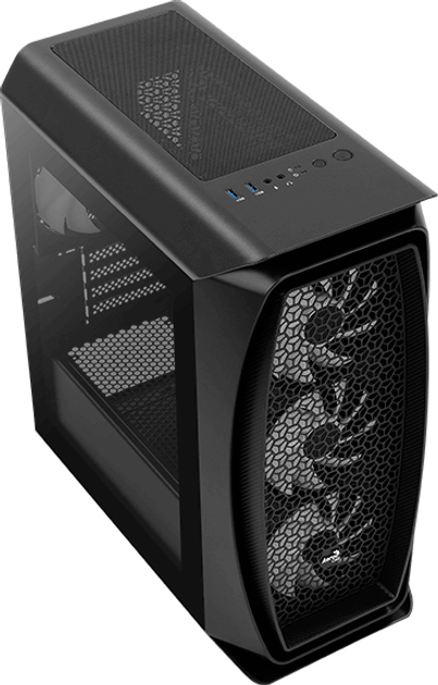 Корпус Aerocool Aero One Mini Frost-G-BK-v1 Black (ACCS-PB18043.11) - зображення 9