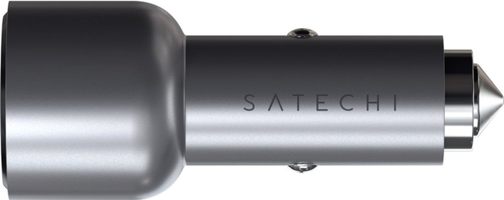 Автомобильное зарядное устройство Satechi 40W Dual USB-C PD Car Charger  Space Grey (ST-U2C40CCM) – фото, отзывы, характеристики в интернет-магазине  ROZETKA