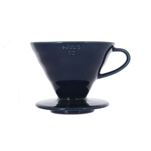 Пуровер Hario V60 Blue керамический на 1-4 чашки - Фото 1 Пуровер Hario V60 Blue керамический на 1-4 чашки - изображение 1