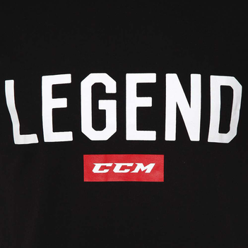 Футболка CCM Legend Tee T4835 SR взрослая, Размер S, черный, T4835-SR-S - изображение 4