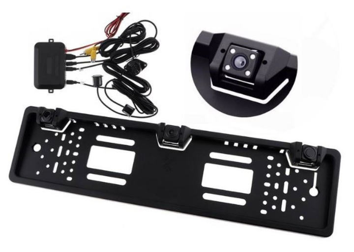 Рамка для номера із камерою CAR CAM. + parking sensor - зображення 4