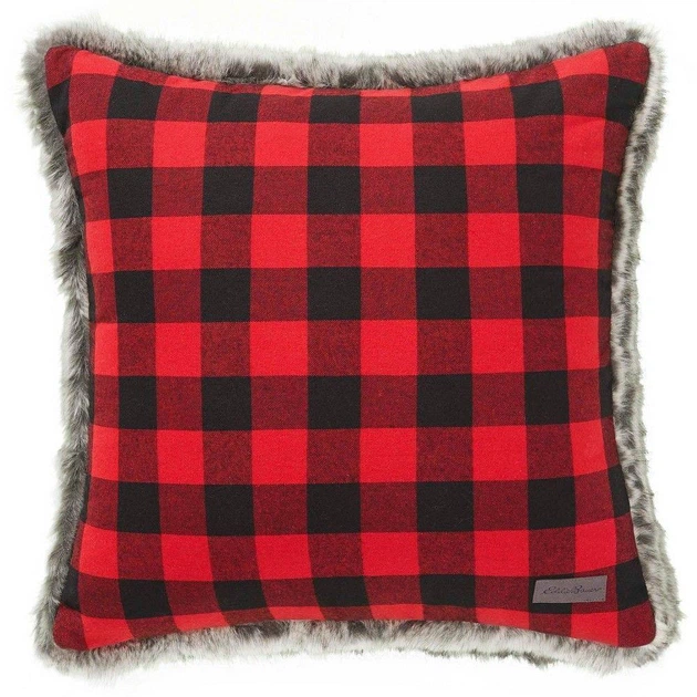 Декоративная подушка Eddie Bauer Lodge Faux Fur Pillow фото, отзывы