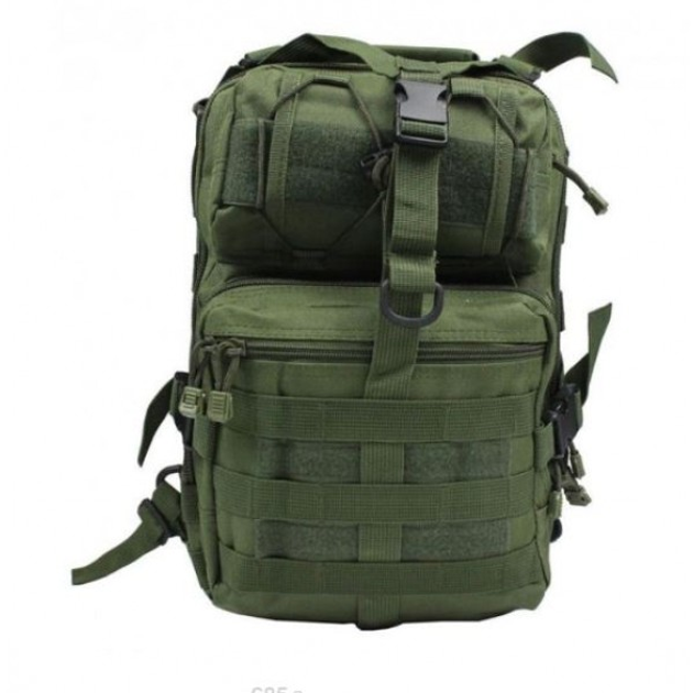 Рюкзак сумка тактична військова штурмова 20 л олива HumterArmor - зображення 2