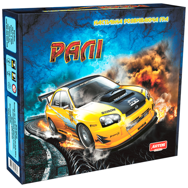 Игра настольная Artos Games Ралли (GAG10039) - Фото 1 Игра настольная Artos Games Ралли (GAG10039) - изображение 1