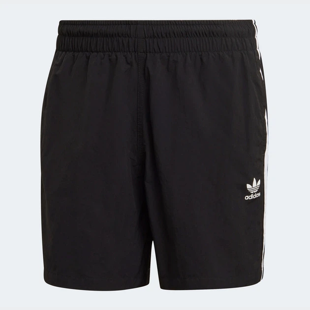 Шорты пляжные мужские Adidas 3-Stripe Swims GN3523 S Черные