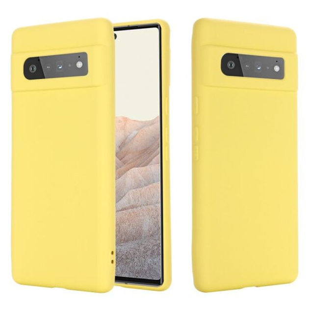 Защитный чехол Deexe Silicone Case для Google Pixel 6 Pro - Yellow ...