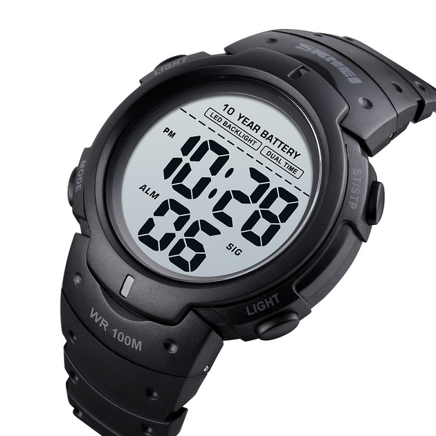 Мужские часы Skmei 1560 Черные - изображение 1