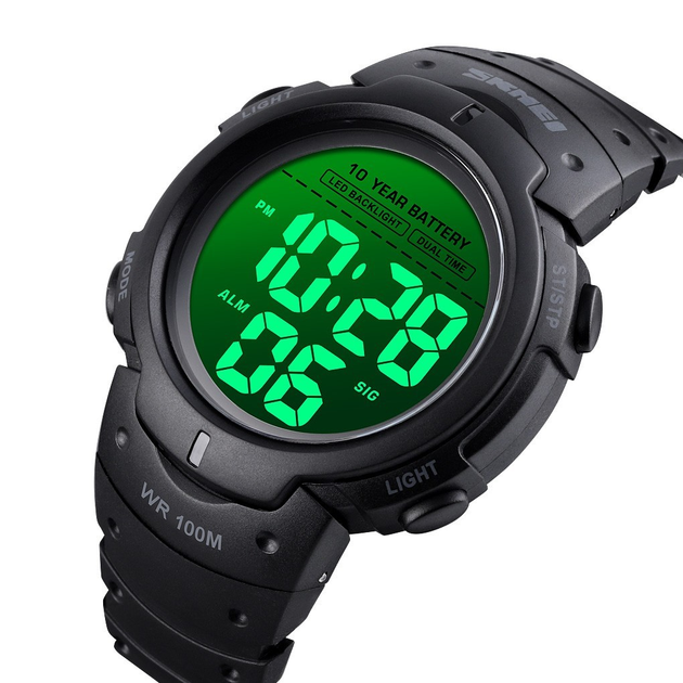 Мужские часы Skmei 1560 Черные - изображение 2
