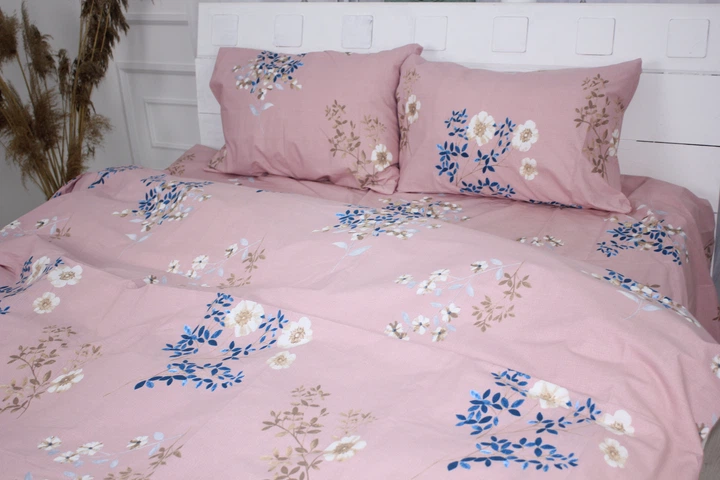 Простынь MirSon Бязь Premium 17-0439 Pink split 180х220 (2200003002737) - изображение 3