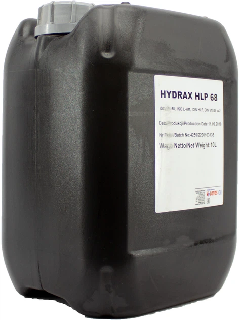 Гидравлическое масло Lotos Hydrax HLP 68 10 кг (WH-0L04550-000) – фото ...