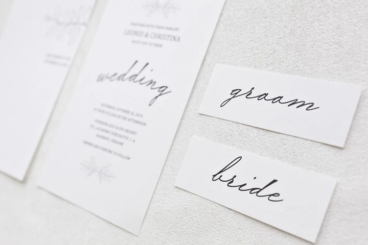 Cтильные пригласительные на свадьбу "Кипр", WP Wedding Pro, 1шт - Фото 3 Cтильные пригласительные на свадьбу "Кипр", WP Wedding Pro, 1шт - изображение 3