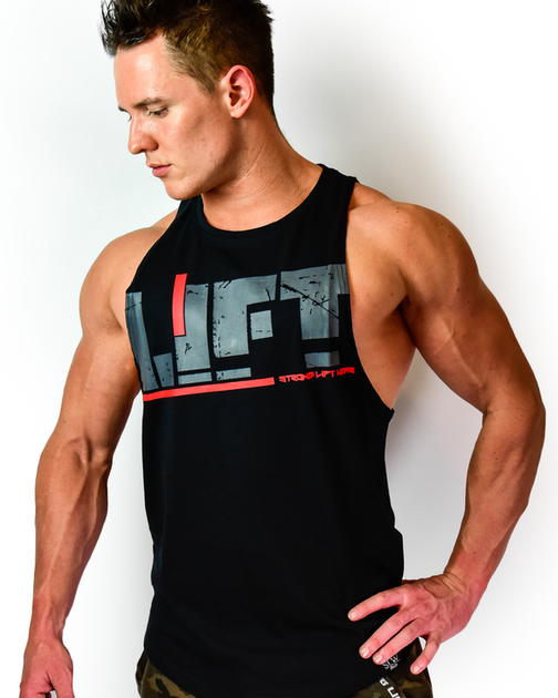 Майка мужская LIFT черная L - изображение 3